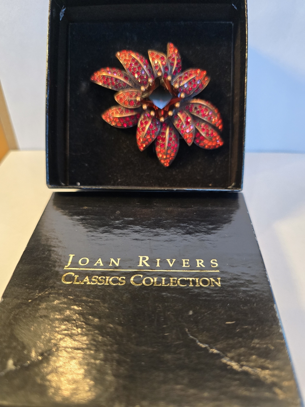 JOAN RIVERS CLASSICS COLLECTION Crystal Floral Brooch - Women's Jewelry - Picture 2 of 11